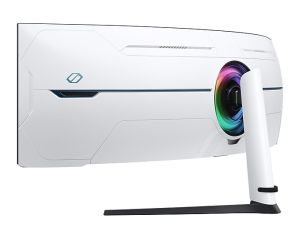 Монитор Samsung LS57CG952, 57" Odyssey Neo G95NC 57" Quantum Mini-LED Dual UHD, 7680x2160, 240Hz 1ms, HDMI, USB Hub, White/Black + Logitech G102 Mouse, Lightsync RGB, 8000 DPI, 6 Programmable Buttons, Black