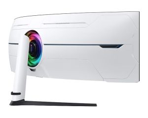 Монитор Samsung LS57CG952, 57" Odyssey Neo G95NC 57" Quantum Mini-LED Dual UHD, 7680x2160, 240Hz 1ms, HDMI, USB Hub, White/Black + Logitech G102 Mouse, Lightsync RGB, 8000 DPI, 6 Programmable Buttons, Black