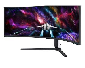 Монитор Samsung LS57CG952, 57" Odyssey Neo G95NC 57" Quantum Mini-LED Dual UHD, 7680x2160, 240Hz 1ms, HDMI, USB Hub, White/Black + Logitech G102 Mouse, Lightsync RGB, 8000 DPI, 6 Programmable Buttons, Black