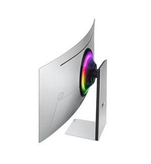 Монитор Samsung LS34DG850, 34'' CURVED Odyssey G8 OLED, 1800R, 175 Hz, 0.1 ms GTG, 21:9, 3440 x 1440, Smart, 2xUSB C, Mini DP, Micro HDMI 2.1, Wi-Fi 5, BT 5.2, Speakers, 178°/178°, Silver + Logitech G102 Mouse, Lightsync RGB, 8000 DPI, 6 Programmable Butt