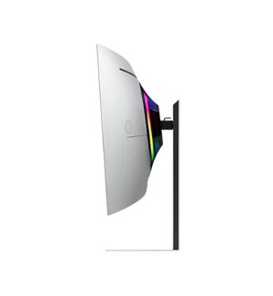 Монитор Samsung LS34DG850, 34'' CURVED Odyssey G8 OLED, 1800R, 175 Hz, 0.1 ms GTG, 21:9, 3440 x 1440, Smart, 2xUSB C, Mini DP, Micro HDMI 2.1, Wi-Fi 5, BT 5.2, Speakers, 178°/178°, Silver + Logitech G102 Mouse, Lightsync RGB, 8000 DPI, 6 Programmable Butt