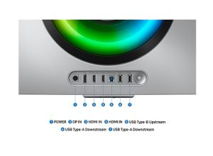 Монитор Samsung LS34DG850, 34'' CURVED Odyssey G8 OLED, 1800R, 175 Hz, 0.1 ms GTG, 21:9, 3440 x 1440, Smart, 2xUSB C, Mini DP, Micro HDMI 2.1, Wi-Fi 5, BT 5.2, Speakers, 178°/178°, Silver + Logitech G102 Mouse, Lightsync RGB, 8000 DPI, 6 Programmable Butt