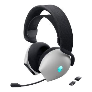 Gaming Headset Dell Alienware Tri-Mode Wireless AW725H Lunar Light