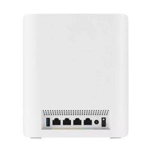 Меш система Asus Mesh WiFi system, ZenWiFi BT8 2PK, BE14000, Tri-Band, up to 540m2, Tri-Core 1.8GHz CPU, 128MB/1GB Flash/RAM, 2.5G dual-port, Smart Home Master SSIDs, AiProtection Pro, Adaptive QoS, VPN server/client, IPTV, OFDMA, AiMesh,White