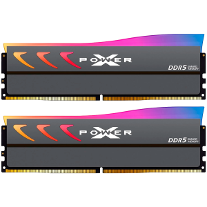 Памет SILICON POWER 32GB DDR5 6000MHz (2x16GB) XPOWER Storm DDR5 RGB Gaming UDIMM