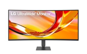 Монитор LG 34U640B-B, 34" UltraWide  21:9, VA, Curved, 144 Hz, 5ms, 4000:1, 300cd/m2, WQHD 3440x 1440, sRGB 99%, HDR 10, USB Type-C, PD-65W, HDMI, DisplayPort, DP, Reader mode, AMD FreeSync, KVM Switch, Tilt, Height (Range), Black