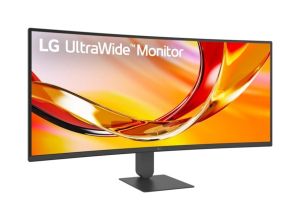 Монитор LG 34U640B-B, 34" UltraWide  21:9, VA, Curved, 144 Hz, 5ms, 4000:1, 300cd/m2, WQHD 3440x 1440, sRGB 99%, HDR 10, USB Type-C, PD-65W, HDMI, DisplayPort, DP, Reader mode, AMD FreeSync, KVM Switch, Tilt, Height (Range), Black