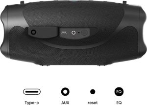 Аудио система Hisense, FlexBoom, Party speaker 2.0 Ch., 80W, BT, 20h play,IP67 Water and Dust Proof,Ambient Light,Black