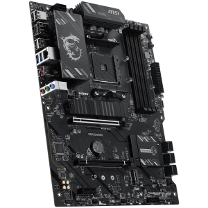 MSI B550 GAMING, ATX, Socket AM4, 4x DDR4 Dual Channel up to 4866+(OC)MHz, 2x PCIe x16 slots, 2x M.2 slots, 2x USB 3.2 Gen 2 (1x Type-C), 2x USB 3.2 Gen 1, 4x USB 2.0, 1x HDMI, 1x DP, 1G LAN, 7.1 HD Audio, 3Y