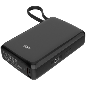SILICON POWER, Power Bank, CP10, 10000mAh, BSMI, PSE, INT., Black