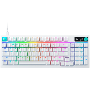 LOGITECH G316 X 98 Wired Gaming Keyboard - WHITE - US INT'L - USB - EMEA28i - 935 - TACTILE