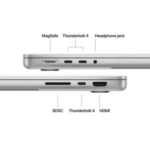 Лаптоп Apple 14-inch MacBook Pro: Apple M5 chip with 10-core CPU and 10-core GPU, 24GB, 1TB SSD - Silver