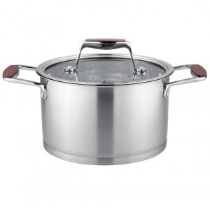 Тенджера Oliver Voltz OV51210P24 Berlin Premium Collection, 24 см, 6.1 л, Неръждаема стомана 18/10, Индукция, Инокс