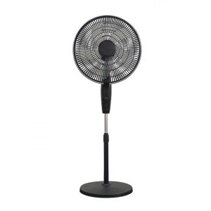 Вентилатор Elite ETSF-0335, 60W, 40 см, 3 скорости, 5 перки, Йонизатор, Черен