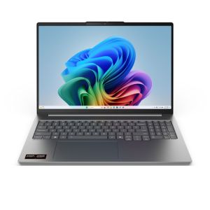 Лаптоп LENOVO IdeaPad Pro 5 16AGP11 (83SJ001FBM), 16" 2.8K (2880x1800) OLED 120Hz, AMD Ryzen™ AI 9 465 (2.0GHz up to 5.0GHz, 10 ядра), 32GB LPDDR5x, 1TB SSD M.2, Backlit, noOS, Luna Grey