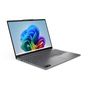 Лаптоп LENOVO IdeaPad Pro 5 16AGP11 (83SJ001FBM), 16" 2.8K (2880x1800) OLED 120Hz, AMD Ryzen™ AI 9 465 (2.0GHz up to 5.0GHz, 10 ядра), 32GB LPDDR5x, 1TB SSD M.2, Backlit, noOS, Luna Grey