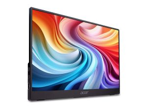 Монитор ACER PM161QB1bmiuux Portable (UM.ZP1EE.101), 15.6'' IPS, FullHD (1920x1080) 60Hz, 16:9, 4ms, 250 cd/m², 1000:1, AdaptiveSync, Speaker 2x1W, HDMI, 2xUSB Type-C, Black