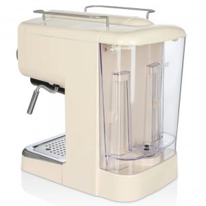 Еспресо машина ZILAN ZLN2992, 1100W, 15 bar, 1.25 л, Двойно приготвяне, Портафилтър, Топла и студена млечна пяна, Регулиране на темп, Кремав