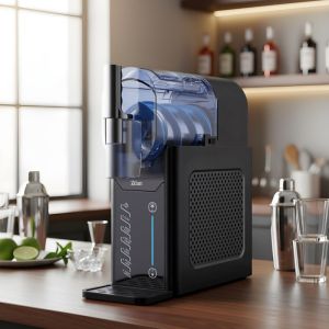 Машина за ледени десерти сорбе Zilan ZLN4819, 200W, 2 л, 5 автоматични програми, Контрол на консистенцията, Самопочистване, LED, Черен