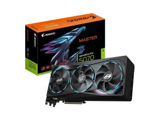 Видео карта GIGABYTE AORUS GeForce RTX 5070 MASTER 12G, 12GB GDDR7, 192 bit, HDMI, 3xDP