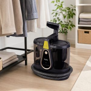 Прахосмукачка за пране на килими и тапицерия Oliver Voltz OV51006A, 1750W, 18 kPa, 1 л, Сензорен дисплей, Дезинфекция с пара, Аксесоари, Черен