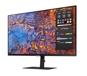Монитор Samsung 32B800 32" IPS LED, 60 Hz, 5 ms GTG, 3840x2160, 300 cd/m2, Flicker Free, PBP, PIP, USB-C 90W, 3xUSB 3.0, Display Port 1.4, 2xHDMI 2.2, Black + Logitech MK250 - Graphite - USINTL