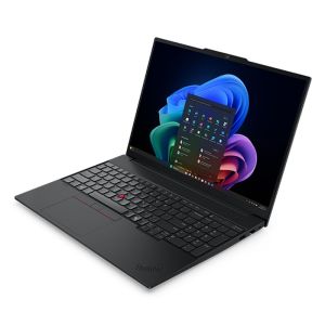 Лаптоп Lenovo ThinkPad E16 G4, Intel Core Ultra 5 325 (up to 3.40GHz, 12MB), 16" WUXGA, 32GB, 512GB SSD, Intel Graphics, BT 5.4,Wi-Fi 7 2x2 BE, Wired Ethernet, FPR, 1080PFHD Hybrid, 4 Cell, 65W, DOS, 3YR Onsite
