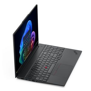 Лаптоп Lenovo ThinkPad E16 G4, Intel Core Ultra 7 355 (up to 3.50GHz, 12MB), 16" WUXGA, 32GB, 1TB SSD, Intel Graphics, BT 5.4,Wi-Fi 7 2x2 BE, Wired Ethernet, FPR, 1080PFHD Hybrid, 4 Cell, 65W, DOS, 3YR Onsite