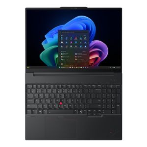 Лаптоп Lenovo ThinkPad E16 G4, Intel Core Ultra 7 355 (up to 3.50GHz, 12MB), 16" WUXGA, 32GB, 1TB SSD, Intel Graphics, BT 5.4,Wi-Fi 7 2x2 BE, Wired Ethernet, FPR, 1080PFHD Hybrid, 4 Cell, 65W, DOS, 3YR Onsite