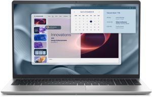Лаптоп Dell Pro 15 Essential PV15250, Intel Core i7-1355U (10 cores, up to 5.00 GHz), 15.6" FHD (1920x1080) 120Hz WVA AG, 16GB, 512GB, Intel UHD Graphics, FHD RGB cam, Wi-Fi 6, FPR, Backlit, Ubuntu, Platinum Silver+Canon PIXMA MG2551S All-In-One, Grey