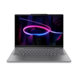 Лаптоп LENOVO Yoga 7 2-in-1 14IPH11 (83TC0023BM), 14" WQXGA+ (2880x1800) OLED Touch, Intel Core™ Ultra 7 355 (2.3GHz up to 4.7GHz, 8 ядра), 32GB LPDDR5x, 1TB SSD M.2, Yoga Pen, Windows 11 Home, Luna Grey