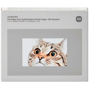 Xiaomi Portable Dye-Sublimation Photo Paper (50 Sheets)