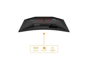 Монитор AOC C32G4Z, 31.5" Curved 1500R, VA, WLED, 1920x1080@260Hz (OC, Native 240Hz), 4ms GtG, 0.3ms MPRT, 300cd m/2, 3500:1, Adaptive Sync, FlickerFree, Anti Blue Light, 5Wx2, Tilt, Height Adjust, Swivel, 2xHDMI, DP