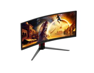 Монитор AOC CU34G4ZCA, 34" Curved 1500R, Fast VA, WLED, 3440x1440@250Hz, 1ms GtG, 0.3ms MPRT, 450cd m/2, 3000:1, Adaptive Sync, FlickerFree, Low Blue Light, Tilt, Height Adjust, Swivel, 2xHDMI, DP, USB hub
