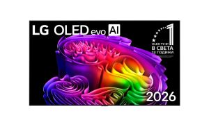 Телевизор LG OLED55G61LW, 55" UHD OLED evo, 4K (3840 x 2160), DVB-C/T2/S2, Full Cinema Screnn, Alpha 11 AI 4K, 120Hz Native (VRR 165Hz), ThinQ AI, HDR10, VRR, NVIDIA G-SYNC, AMD FreeSync, Dolby Vision, Dolby Atmos, Wi-Fi 6, Bluetooth, HDMI, USB, Airplay 2