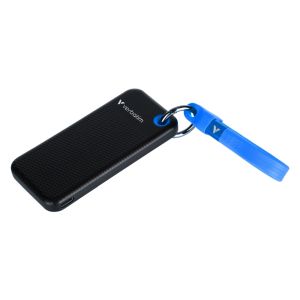 Твърд диск Verbatim Pocket SSD USB 3.2 Gen 2 512GB Black/Blue
