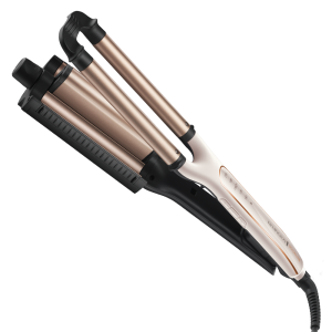 Ретро преса Remington CI91AW PROluxe, За 4 различни вида вълни, 150-210C, Керамично покритие, Бял/черен