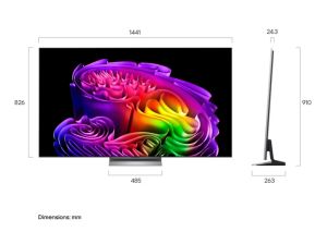 Телевизор LG OLED65G63LS, 65" UHD OLED evo, 4K (3840 x 2160), DVB-C/T2/S2, Full Cinema Screnn, Alpha 11 AI 4K, 120Hz Native (VRR 165Hz), ThinQ AI, HDR10, VRR, NVIDIA G-SYNC, AMD FreeSync, Dolby Vision, Dolby Atmos, Wi-Fi 6E, Bluetooth, HDMI, USB, Airplay 