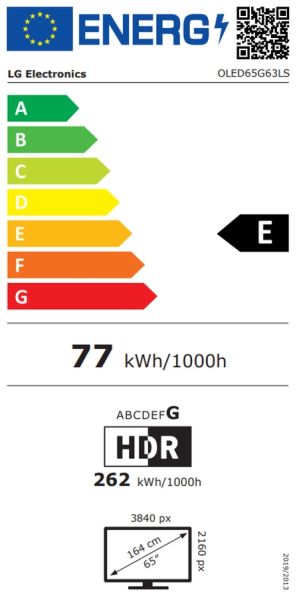 Телевизор LG OLED65G63LS, 65" UHD OLED evo, 4K (3840 x 2160), DVB-C/T2/S2, Full Cinema Screnn, Alpha 11 AI 4K, 120Hz Native (VRR 165Hz), ThinQ AI, HDR10, VRR, NVIDIA G-SYNC, AMD FreeSync, Dolby Vision, Dolby Atmos, Wi-Fi 6E, Bluetooth, HDMI, USB, Airplay 