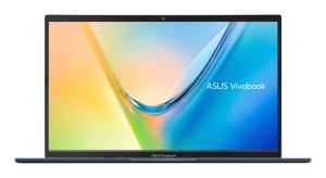 Лаптоп Asus Vivobook M1502XA-BQ015NA, AMD Ryzen 9 7940HS 4.0GHz (8-core/16-thread, 16MB cache, up to 5.2GHz max boost),15.6 "FHD(1920X1080) 16:9,16GB DDR5 (8 GB on BD),512 GB SSD,Backlit Keyboard , NO OS, Quiet Blue, no adapter