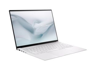 Лаптоп Asus Zenbook S UX5406AA-SU300XNA, Intel Ultra 9 386H 2.1 GHz (18MB Cache, up to 4.9 GHz,,14.0 OLED WQXGA+(WQ+) 2880*1800 500nits(HDR 1100nits) Glare , 120Hz, Glare , 32GB LPDDR5X on BD,1TB SSD, Backlit Kbd, Windows 11 Pro,Scandinavian White