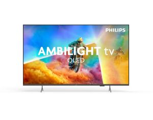 Телевизор 55'' PHILIPS 55PQS8501/12, 4K UHD QLED, SmartTV, Titan OS, 60Hz, Ambilight, WiFi, Black