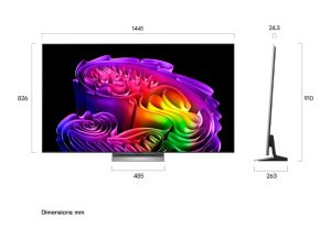 Телевизор LG OLED65G61LW, 65" UHD OLED evo, 4K (3840 x 2160), DVB-C/T2/S2, Full Cinema Screnn, Alpha 11 AI 4K, 120Hz Native (VRR 165Hz), ThinQ AI, HDR10, VRR, NVIDIA G-SYNC, AMD FreeSync, Dolby Vision, Dolby Atmos, Wi-Fi 6, Bluetooth, HDMI, USB, Airplay 2