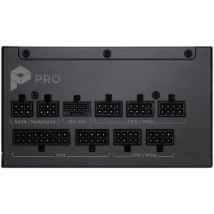 MSI PRO A1000PL PCIE5, 1000W, 80 Plus Platinum, 120mm Fluid Dynamic Bearing Fan, Protections: OCP/OTP/OPP/SCP/OVP/UVP/SIP/NLO, Dimensions: 150mmx150mmx86mm, 7Y Warranty