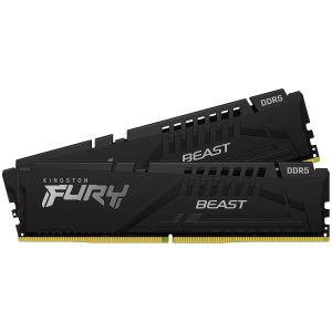 Kingston 64GB 6000MT/s DDR5 CL36 DIMM (Kit of 2) FURY Beast Black