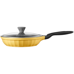 BUYDEEM Cast Aluminum Nonstick Multi  function pot, model SP182, color Mellow Yellow