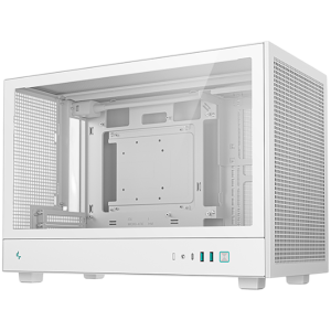DeepCool CH260 WH, Mini Tower, Mini-ITX/Micro-ATX, 2xUSB3.0, 1xType-C Gen 2, 1xAudio, Mesh Panel, White, 2Y, R-CH260-WHNGM0-G-1