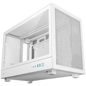 DeepCool CH260 WH, Mini Tower, Mini-ITX/Micro-ATX, 2xUSB3.0, 1xType-C Gen 2, 1xAudio, Mesh Panel, White, 2Y, R-CH260-WHNGM0-G-1