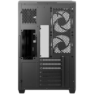 DeepCool CG590U 5F, Mid Tower, Mini-ITX/Micro-ATX/ATX, Rear Connector support, 2xUSB3.0, 1xType-C Gen 2, 1xAudio, 3x120mm ARGB Reverse Fan, 2x120mm ARGB Fans, Tempered Curved Glass, Mesh Panel, Black, 2Y, R-CG590U-BKAGA5-G