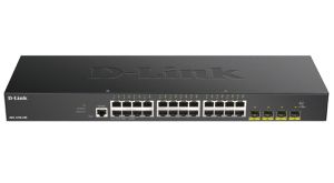 Комутатор D-Link 24-port Gigabit Smart Managed Switch with 4x 10G SFP+ ports